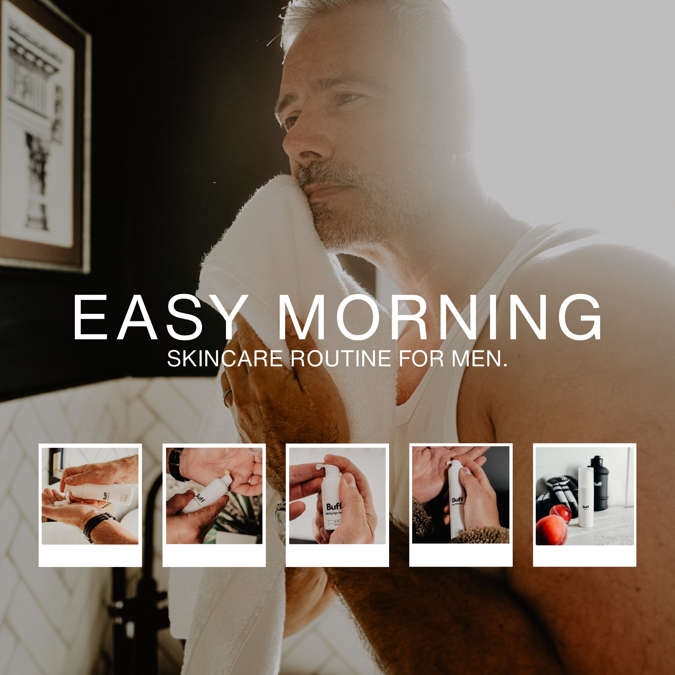 Copy this quick & easy morning skincare routine for men | Buff