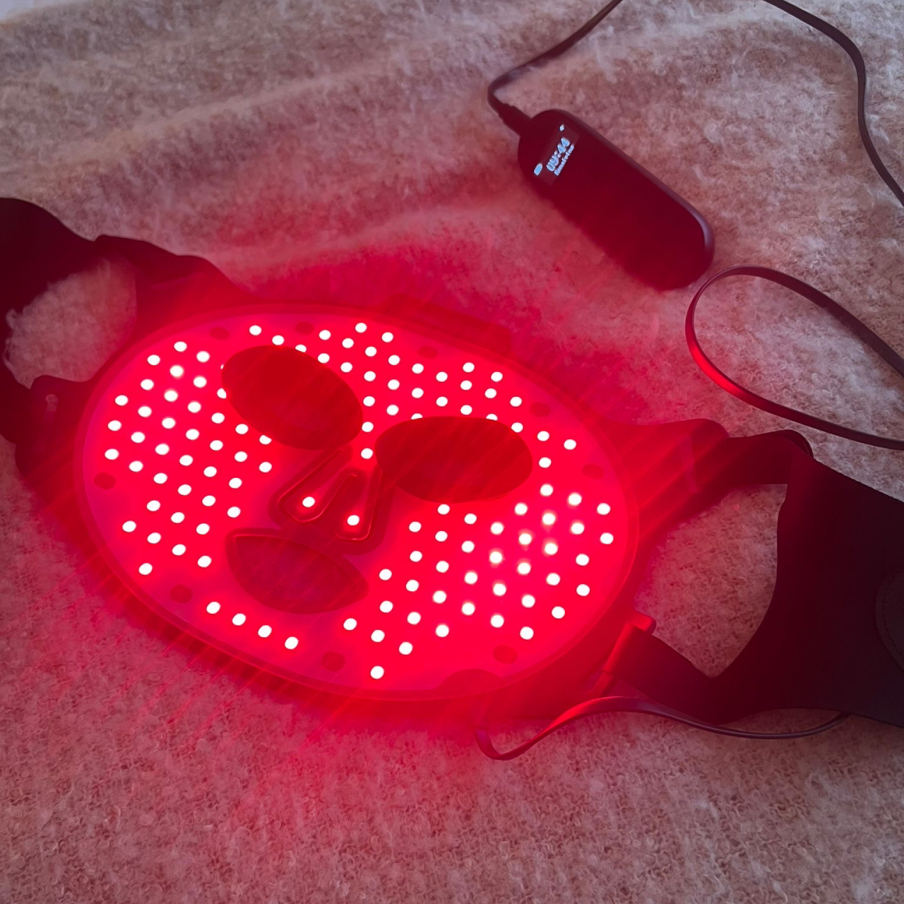 Red Buff Mask LED Face Mask for Men | Facial UV Red Light Therapy | Buff